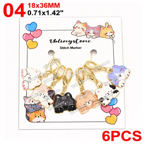 Cat Knitting Stitch Markers
