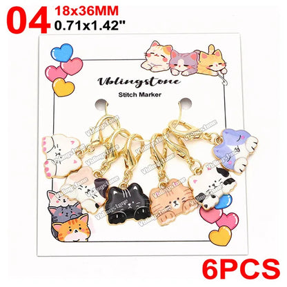 Cat Knitting Stitch Markers