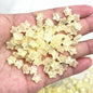 New 30pcs 8mm Five-pointed Star Matte Glass Beads Loose Spacer Beads