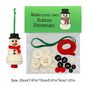 Christmas Button Snowman Ornament Kit