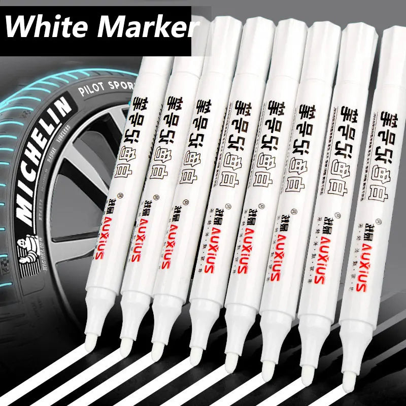 1/3/5 Pcs White Marker Pens 2.0mm Oily Waterproof White Gel Pen