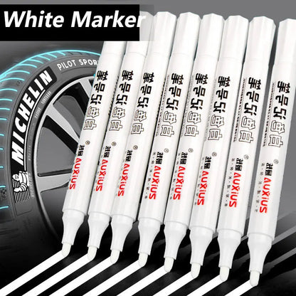 1/3/5 Pcs White Marker Pens 2.0mm Oily Waterproof White Gel Pen