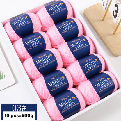 500g fine fine wool yarn