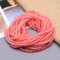 New 2 3 4mm Dyeing Rondelle Crystal Glass Beads