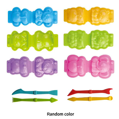 Cartoon 3D Animal Play Dough Molds
