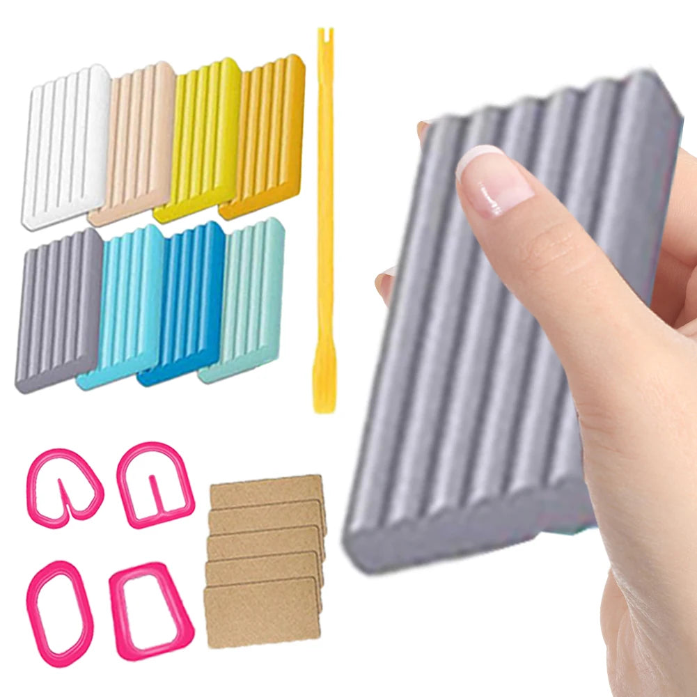24 Colors Polymer Clay Modeling Clay with Sculpting Tools