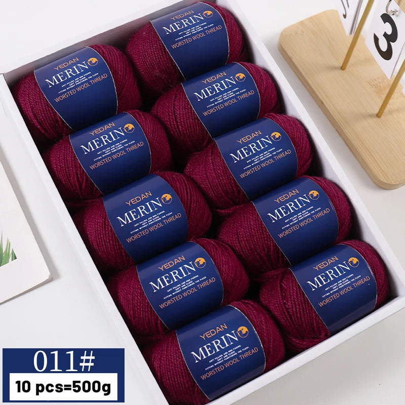 500g fine fine wool yarn