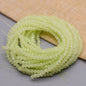 New 2 3 4mm Dyeing Rondelle Crystal Glass Beads