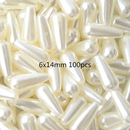 Cheap Accessories Mixed Water Droplets Shape Imitation Pearls