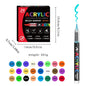 12-120 Colors Acrylic Paint Pens Markers Brush Tip