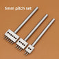 3Pcs Manual Leather Hole Punch Tool Set Round Punch Die Set for DIY Leather Crafting Handmade Leather Working Crafters Kit