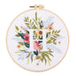 Letter Embroidery DIY Flowers Painting Full Needlework Bag