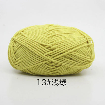 40-50g/Set 4ply Milk Cotton(80%) Knitting Yarn
