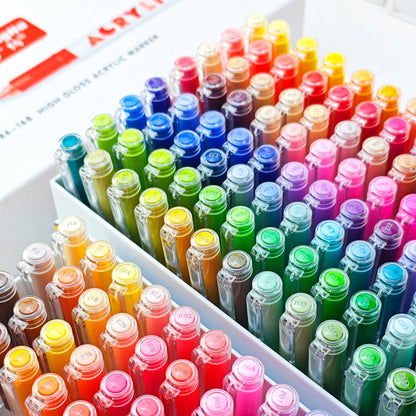 GuangNa 586 Straight Liquid High-gloss Acrylic Marker Pen 72/168