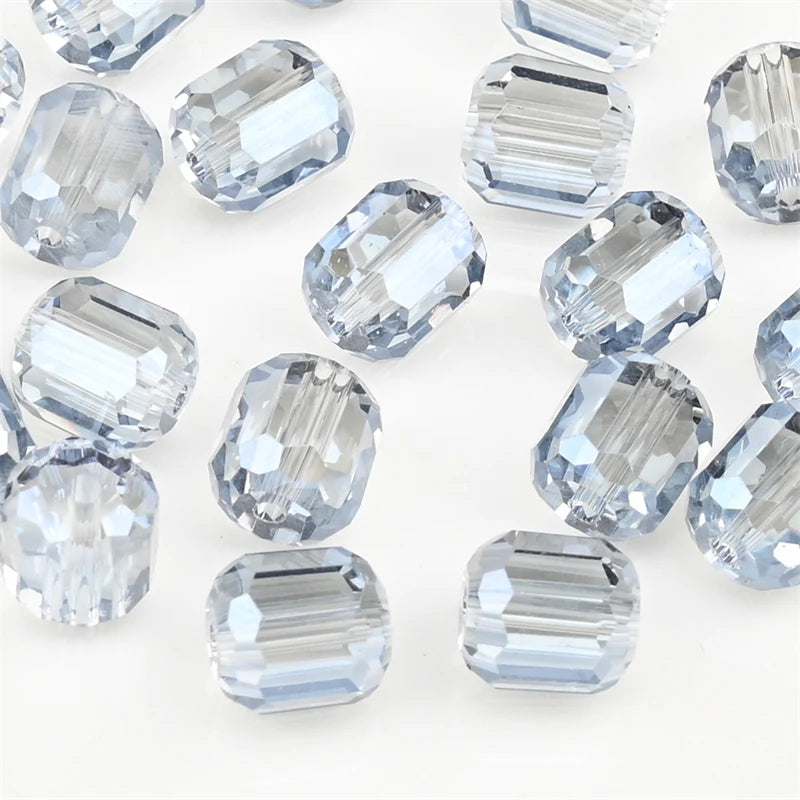 9mm Austria Crystal Beads Faceted Round Barrel Loose Spacer Beads