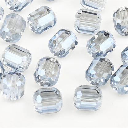 9mm Austria Crystal Beads Faceted Round Barrel Loose Spacer Beads