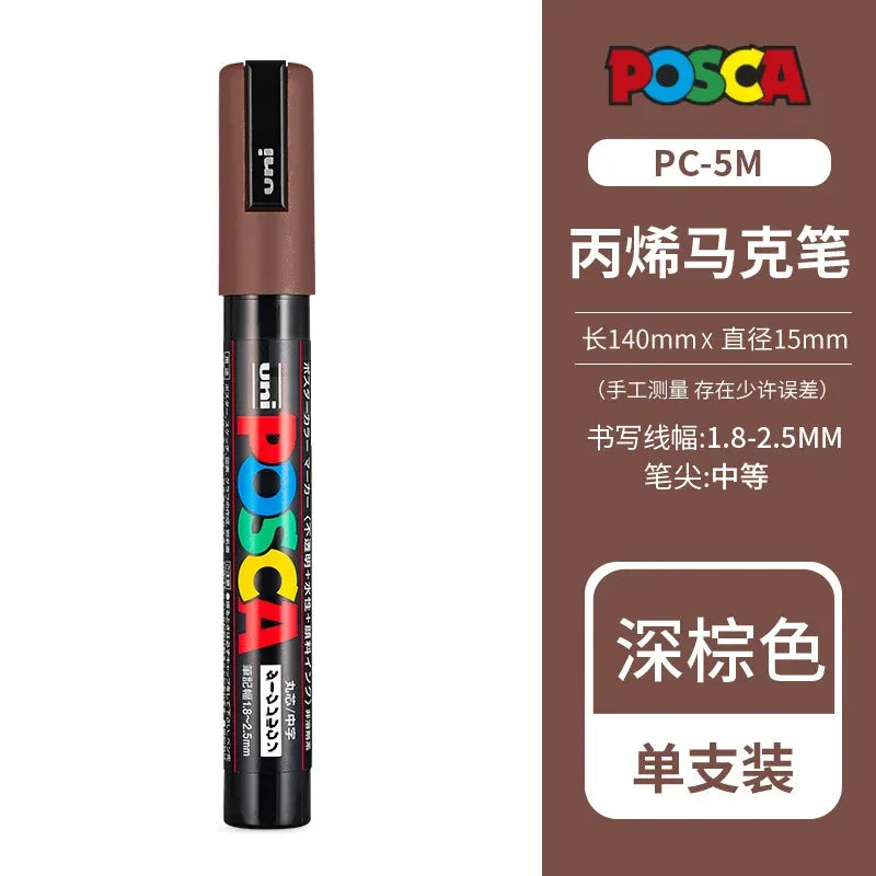 Uni Posca Full Marker PC-1M 3M 5M Multi-Colours Acrylic