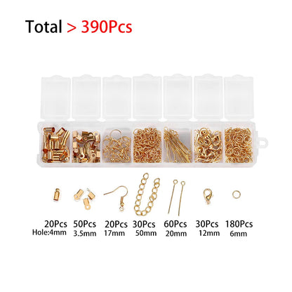 210-400pcs/Box Jewelry Making Kits Lobster Clasp