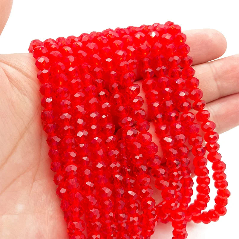 Multicolor 2 3 4 6 8mm Austria Faceted Crystal Beads