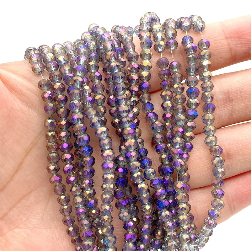2 3 4 6 8mm Austria Faceted Crystal Beads Rondelle