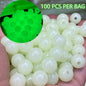 100pcs/bag Jewelry Making,Luminous Beads
