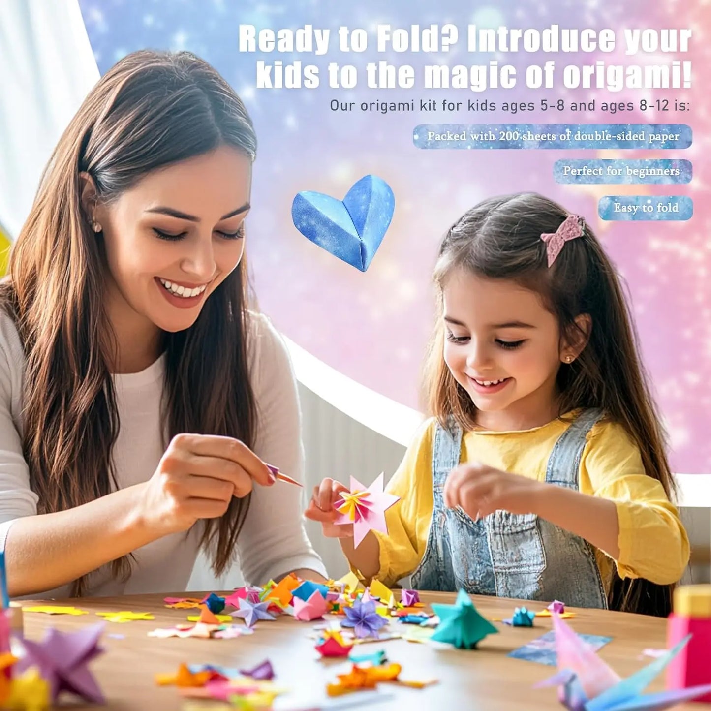50-200 Sheets Origami Paper Kit