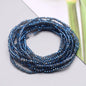 New 2 3 4mm Dyeing Rondelle Crystal Glass Beads