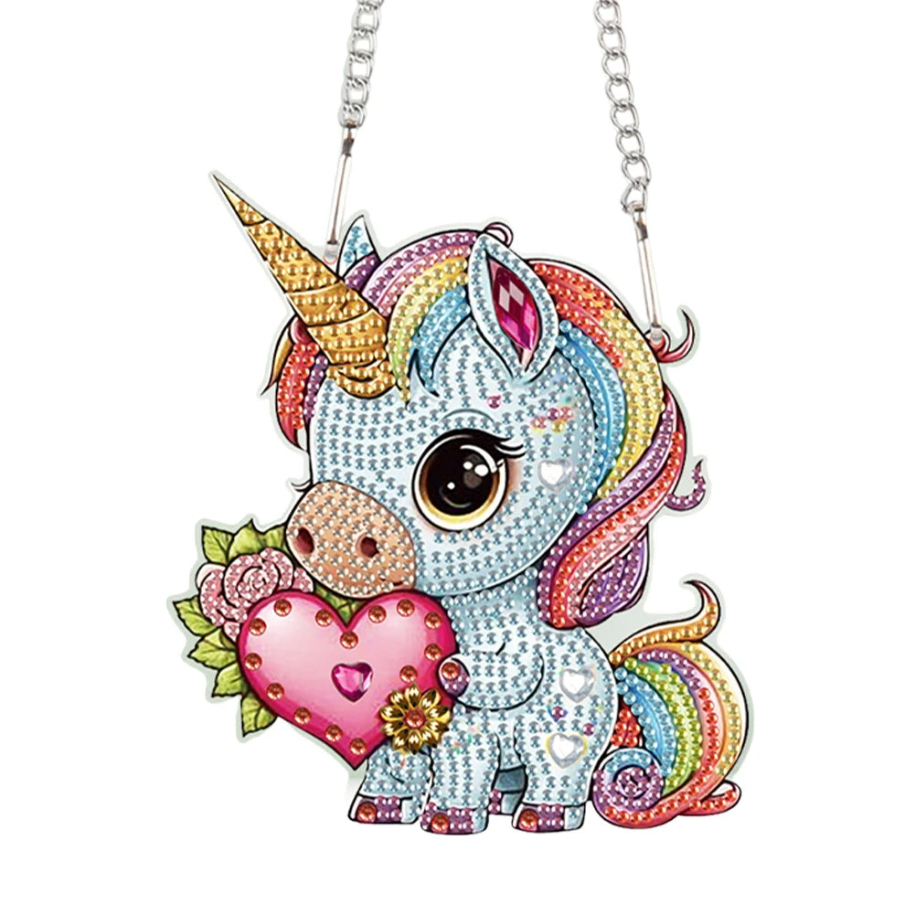 Valentines Day Love Puppy Diamond Art Pendant Kit