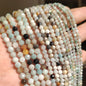Wholesale Faceted Natural Stone Beads Faceted Amazonite Aquamarine Opal Labradorite