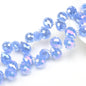Austria AB Color Crystal Strawberry Beads 10*8mm Shiny Faceted Glass Beads