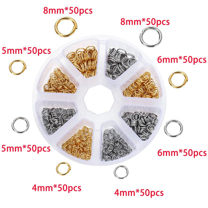 210-400pcs/Box Jewelry Making Kits Lobster Clasp