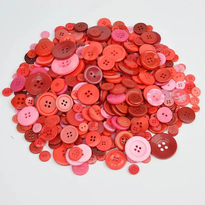 50Gram  Mix size wooden buttons