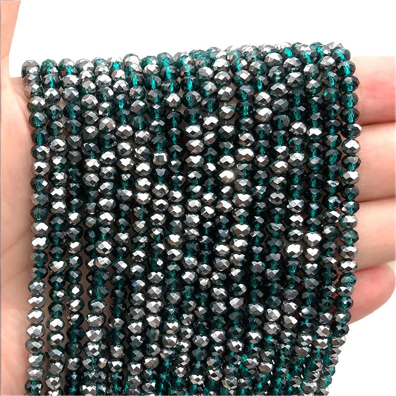 2 3 4 6 8mm Austria Faceted Crystal Beads Rondelle