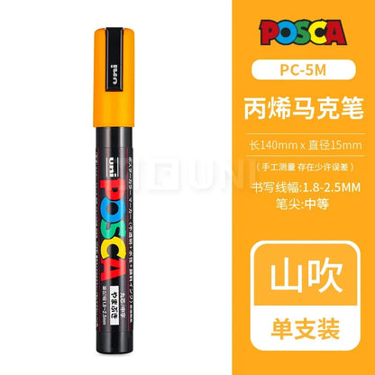 Uni Posca Full Marker PC-1M 3M 5M Multi-Colours Acrylic