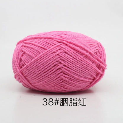 40-50g/Set 4ply Milk Cotton(80%) Knitting Yarn