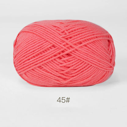 A1-a 50g/Set Soft Milk Cotton Yarn for Crochet Threads for Knitting