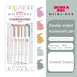 New Zebra Mildliner Highlighter Pastel Full Set 5 Colors Set Marker Pen