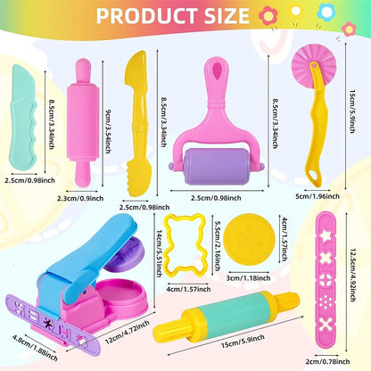 Cartoon 3D Animal Play Dough Molds