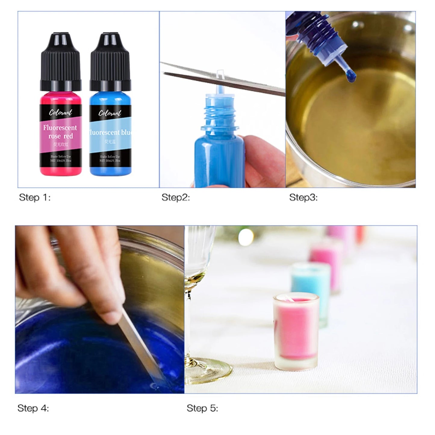 30 Colors Candle Dyes Pigment