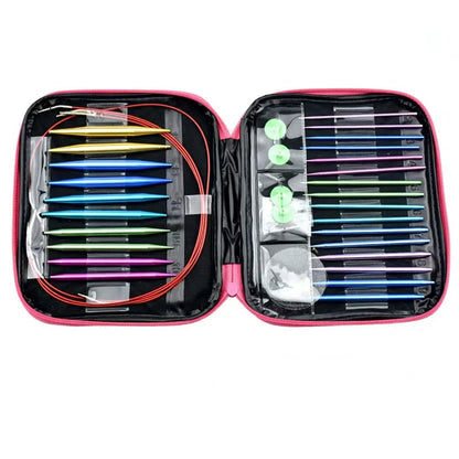 Aluminum Circular Knitting Needles Set