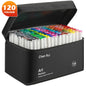 Professional Art Marker Set Artist Drawing Alcohol Markers Dual Tip(Brush Tip+Broad Tip)