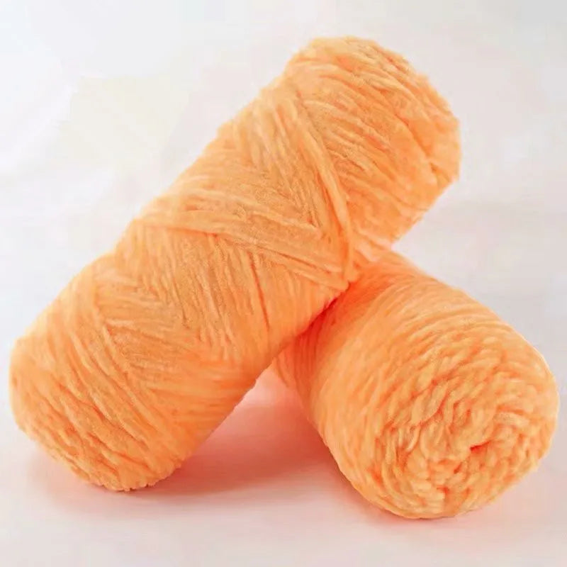 DIY 100% Polyester  Velvet Yarn