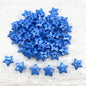 New 12mm-15mm-20mm Colours Five- Pointed Star with Two Eye Buttons