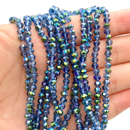 2 3 4 6 8mm Austria Faceted Crystal Beads Rondelle