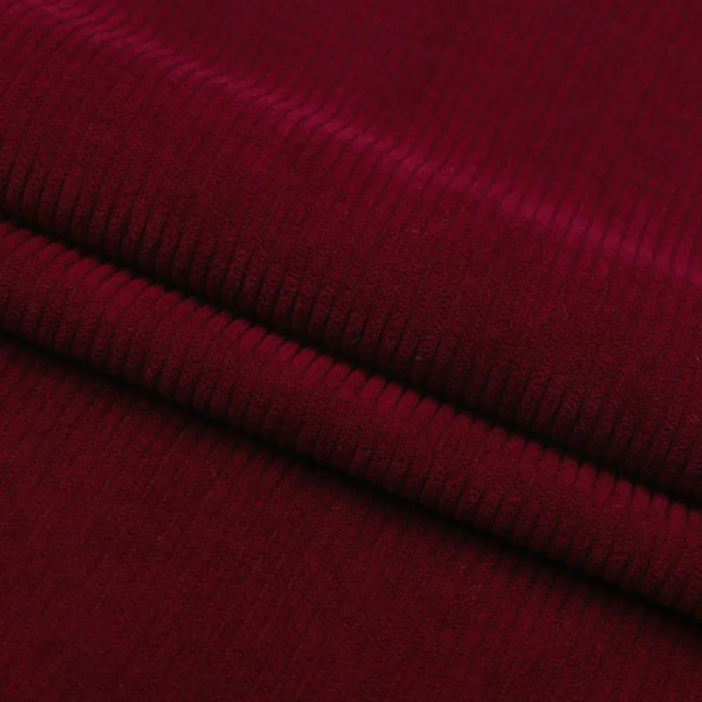 50*150cm Corduroy Fabric Solid Color Stripe