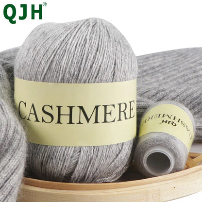 QJH 50+20g Cashmere Yarn for Knitting