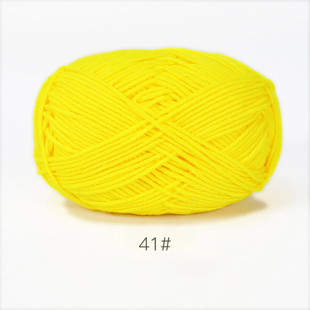 A1-a 50g/Set Soft Milk Cotton Yarn for Crochet Threads for Knitting