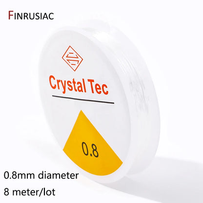 0.4-1.0mm Elastic Cord String Transparent Crystal Elastic Line