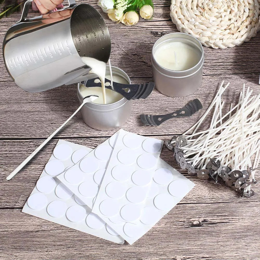 Smokeless Candle Wicks 2.6-20cm Pre-Waxed Cotton Core Wicks