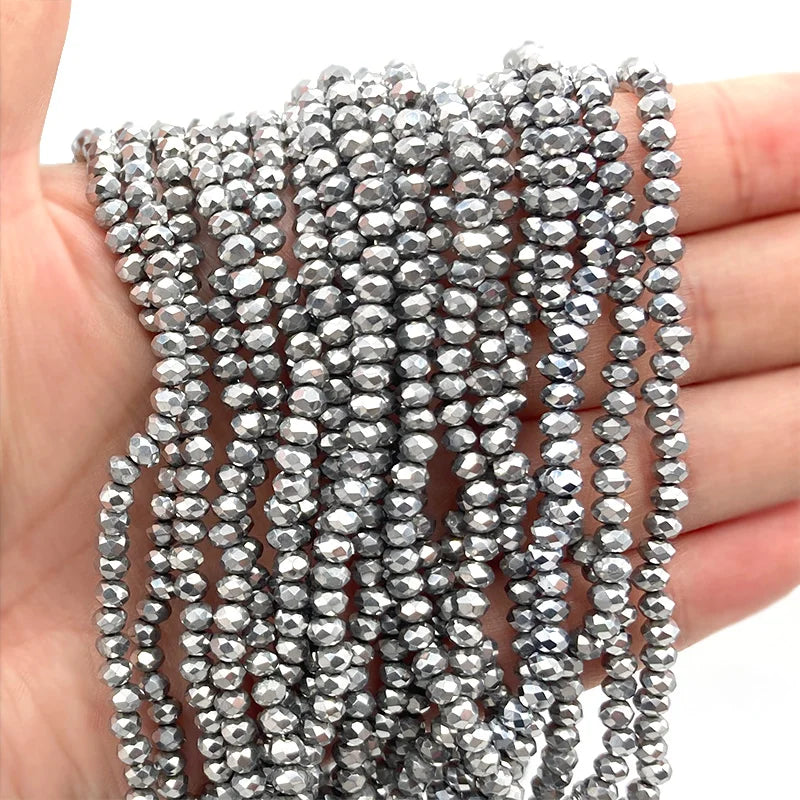 2 3 4 6 8mm Austria Faceted Crystal Beads Rondelle